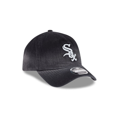 Chicago White Sox Washed Black Denim 9FORTY A-Frame Unstructured Snapback Hat