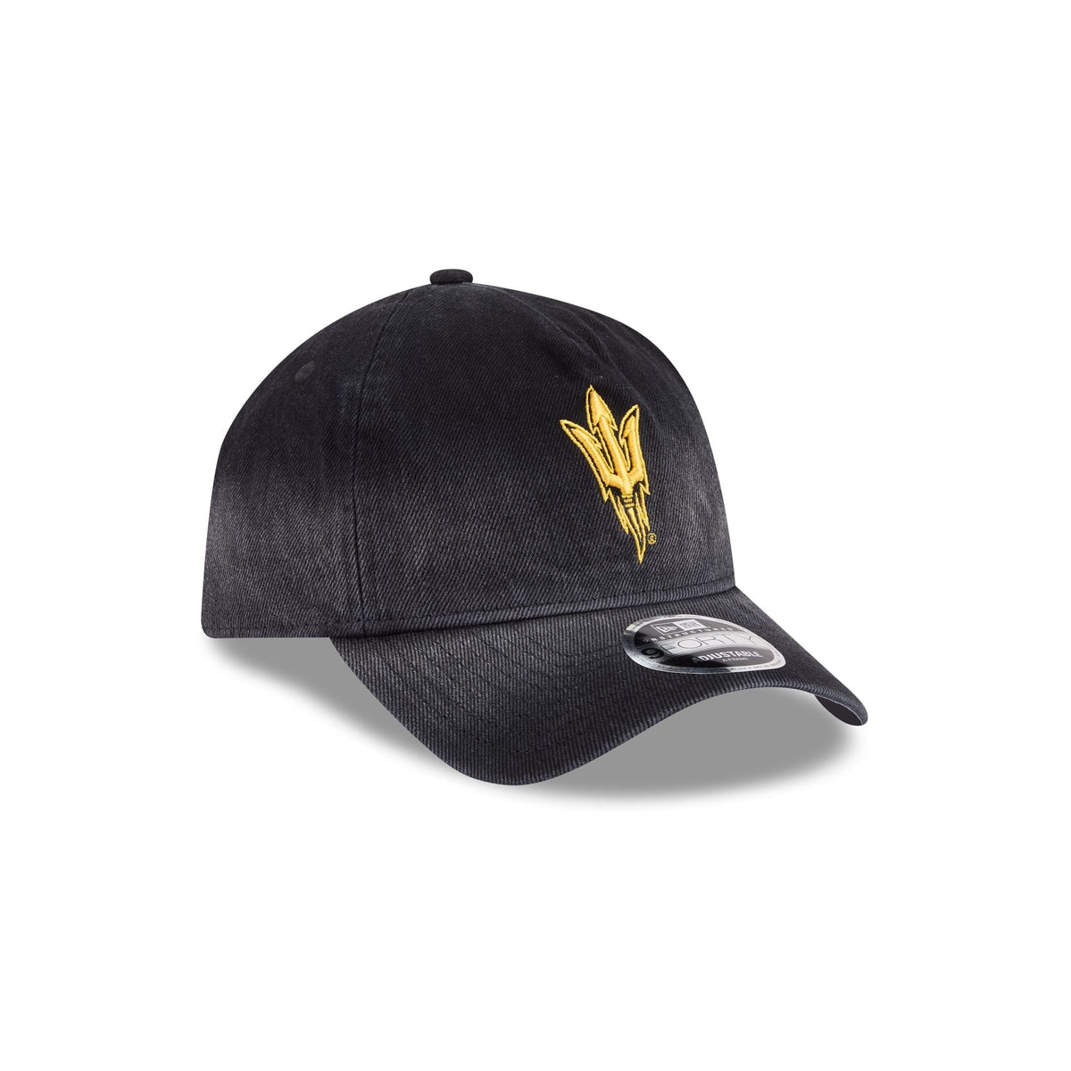 Arizona State Sun Devils Washed Black Denim 9FORTY A-Frame Unstructured Snapback Hat