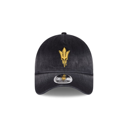 Arizona State Sun Devils Washed Black Denim 9FORTY A-Frame Unstructured Snapback Hat