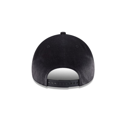 Chicago Cubs Washed Black Denim 9FORTY A-Frame Unstructured Snapback Hat