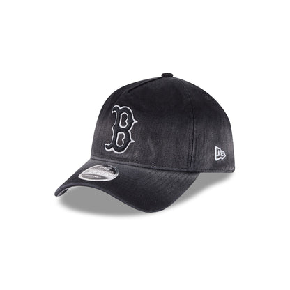 Boston Red Sox Washed Black Denim 9FORTY A-Frame Unstructured Snapback Hat