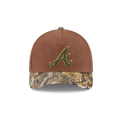 Atlanta Braves Camo Twill 9FORTY M-Crown A-Frame Snapback Hat