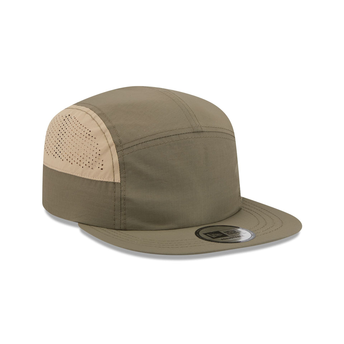 New Era Cap Olive Green Nylon Camper Adjustable Hat