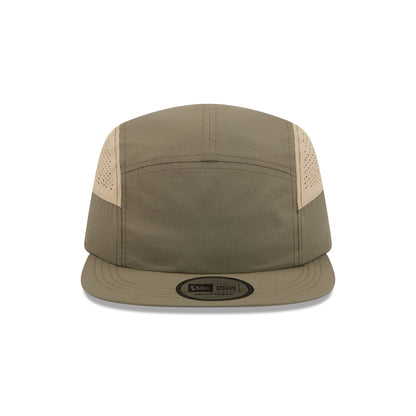 New Era Cap Olive Green Nylon Camper Adjustable Hat
