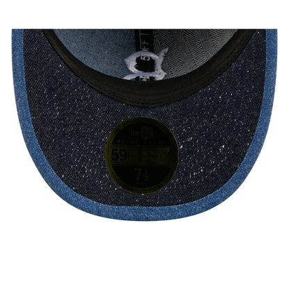 Brooklyn Dodgers Multi-Panel Denim Retro Crown 59FIFTY Fitted Hat