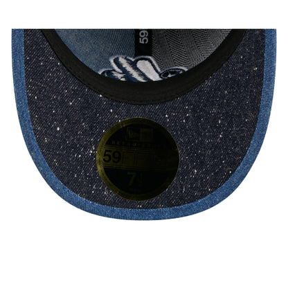 Montreal Expos Multi-Panel Denim Retro Crown 59FIFTY Fitted Hat