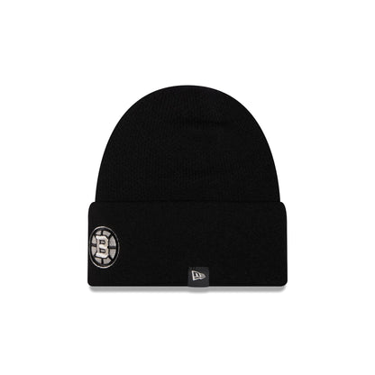 Boston Bruins Cashmere Black Cuffless Knit Beanie Hat
