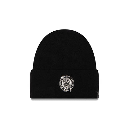 Boston Celtics Cashmere Black Cuffless Knit Beanie Hat