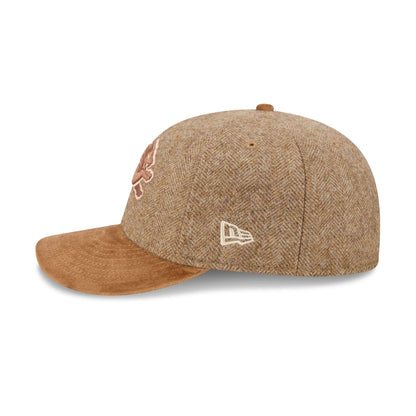 Detroit Lions Moon Brisbane Moss Brown Visor 59FIFTY Fitted Hat