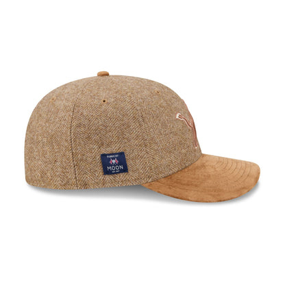 Detroit Lions Moon Brisbane Moss Brown Visor 59FIFTY Fitted Hat