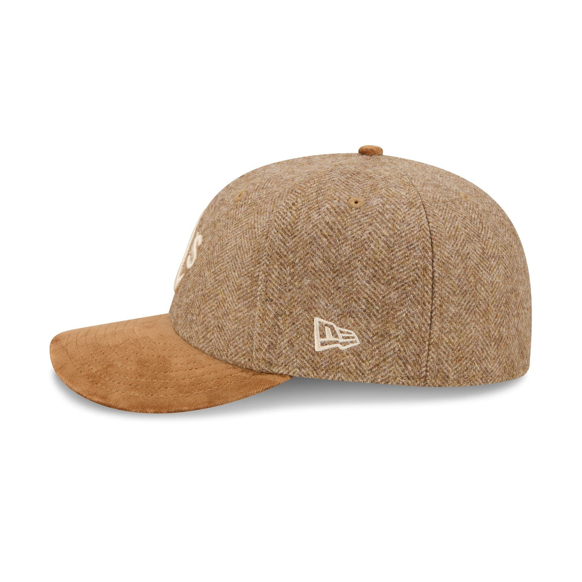 Athletics Moon Brisbane Moss Brown Visor 59FIFTY Fitted Hat