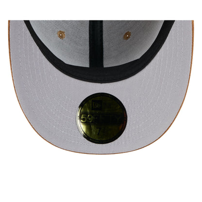 Athletics Moon Brisbane Moss Brown Visor 59FIFTY Fitted Hat