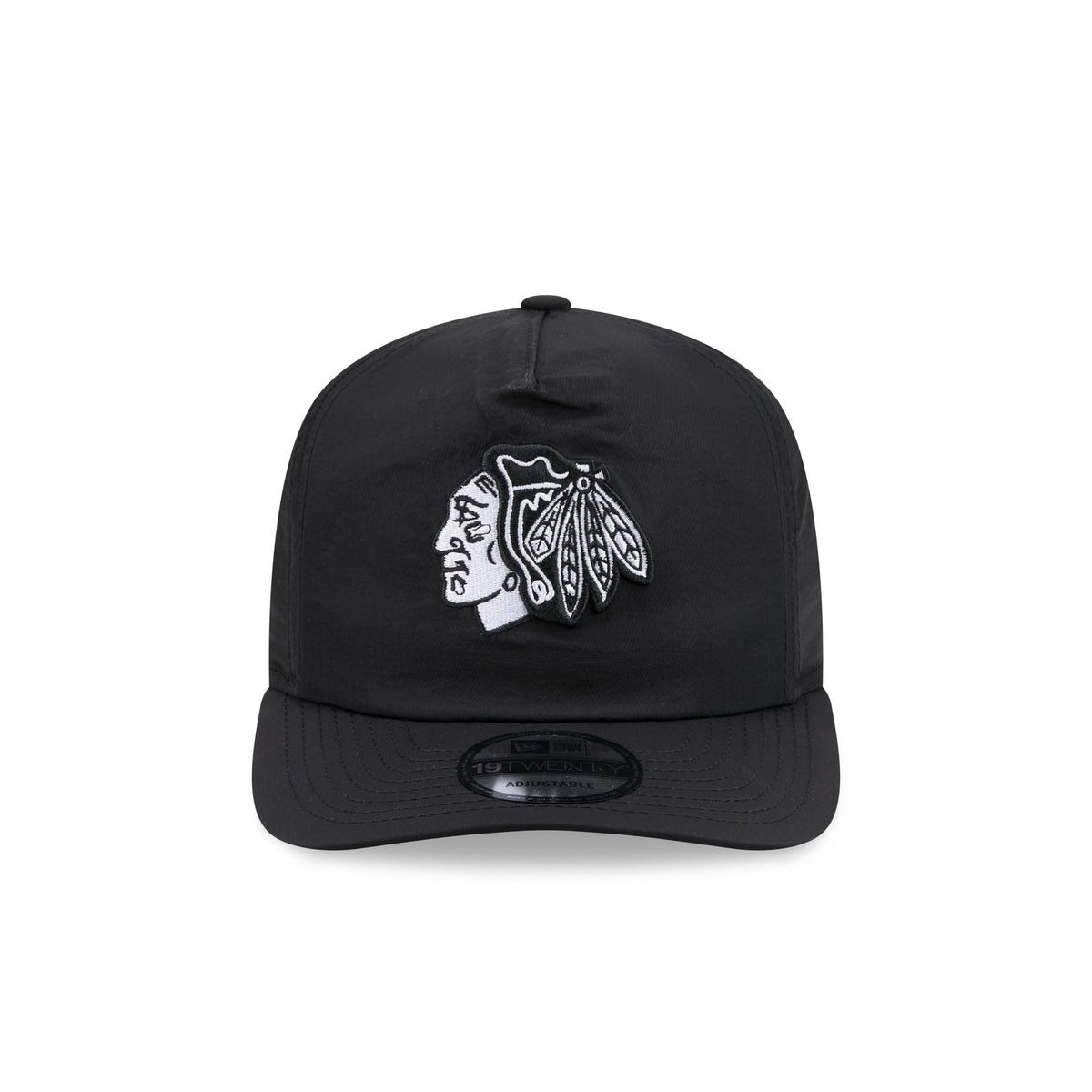 Chicago Blackhawks Nylon Black 19TWENTY Adjustable Hat