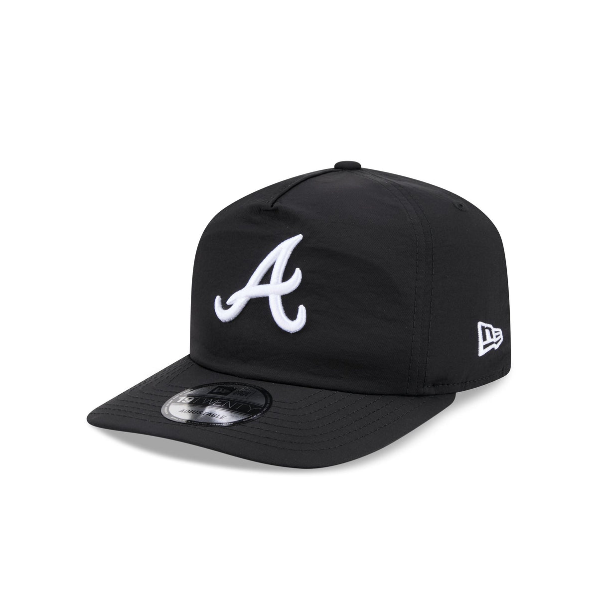 Atlanta Braves Nylon Black 19TWENTY Adjustable Hat