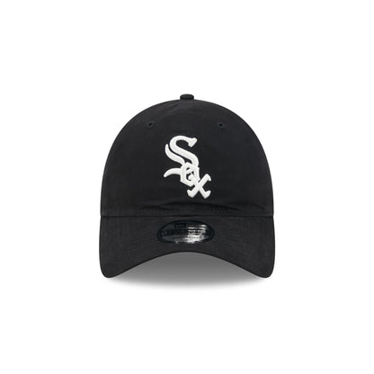 Chicago White Sox Nylon Black 9TWENTY Adjustable Hat