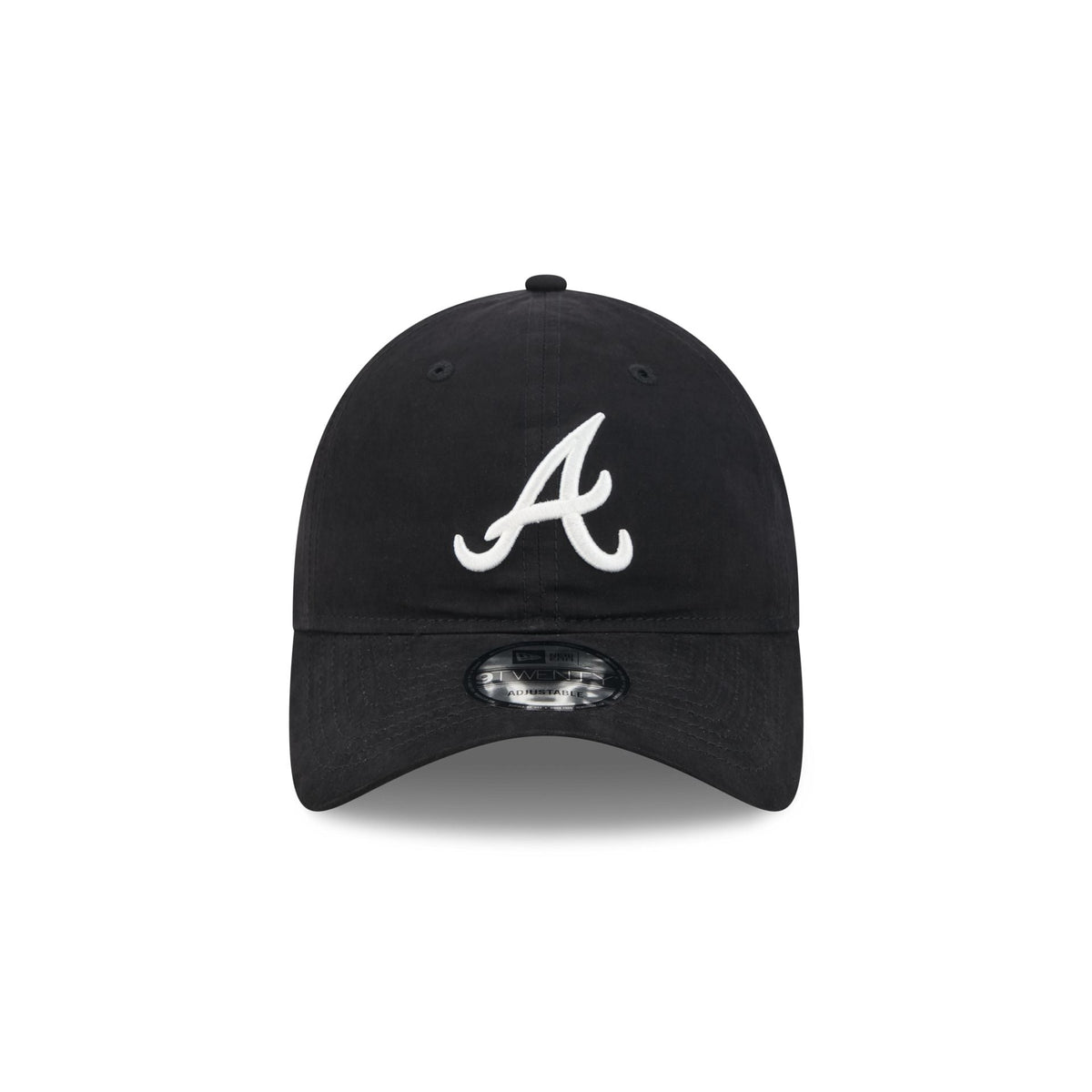 Atlanta Braves Nylon Black 9TWENTY Adjustable Hat