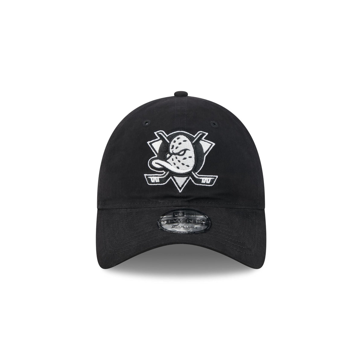 Anaheim Ducks Nylon Black 9TWENTY Adjustable Hat