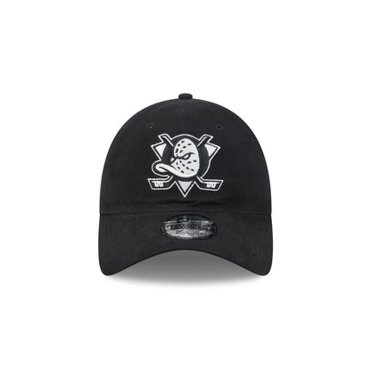 Anaheim Ducks Nylon Black 9TWENTY Adjustable Hat