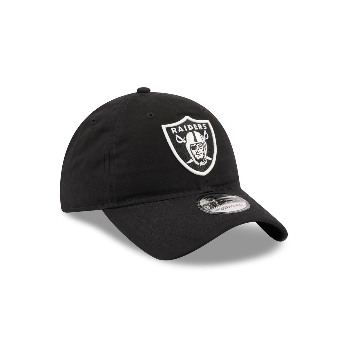Las Vegas Raiders Nylon Black 9TWENTY Adjustable Hat