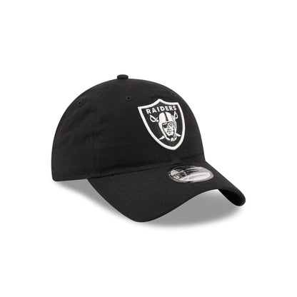 Las Vegas Raiders Nylon Black 9TWENTY Adjustable Hat
