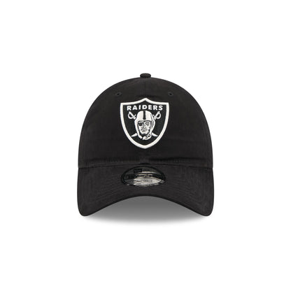 Las Vegas Raiders Nylon Black 9TWENTY Adjustable Hat