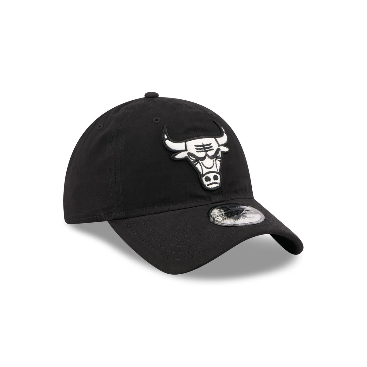 Chicago Bulls Nylon Black 9TWENTY Adjustable Hat