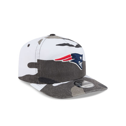 New England Patriots Washed Nylon Camo 19TWENTY Adjustable Hat