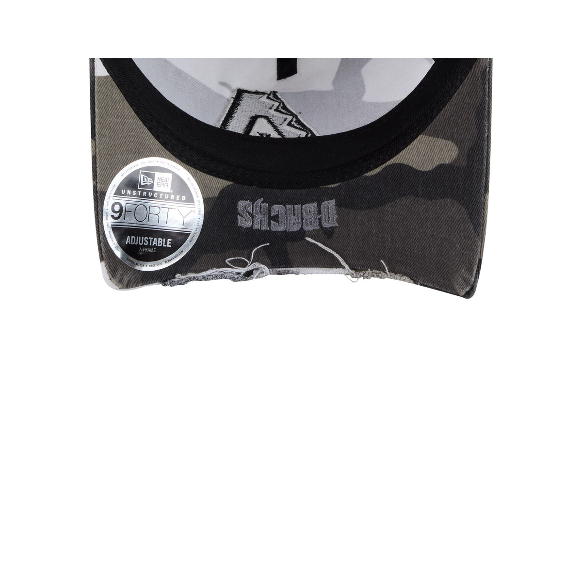 Arizona Diamondbacks Washed Camo 9FORTY A-Frame Unstructured Cut-Off Visor Snapback Hat