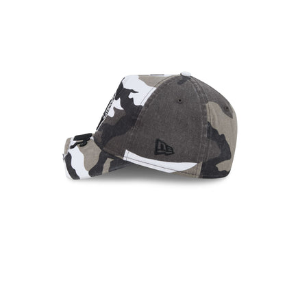 Boston Celtics Washed Camo 9FORTY A-Frame Unstructured Cut-Off Visor Snapback Hat