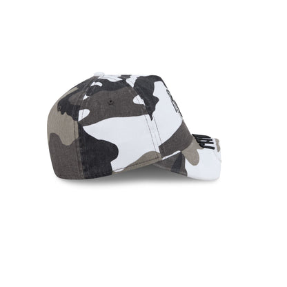 Boston Celtics Washed Camo 9FORTY A-Frame Unstructured Cut-Off Visor Snapback Hat