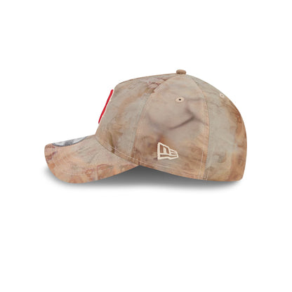 Boston Red Sox Washed Nylon Brown 9TWENTY A-Frame Adjustable Hat