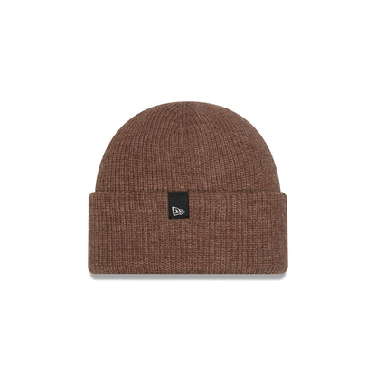 New Era Cap Woolen Tan Short Cuff Knit Beanie Hat