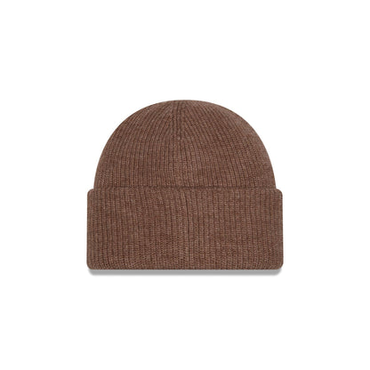 New Era Cap Woolen Tan Short Cuff Knit Beanie Hat