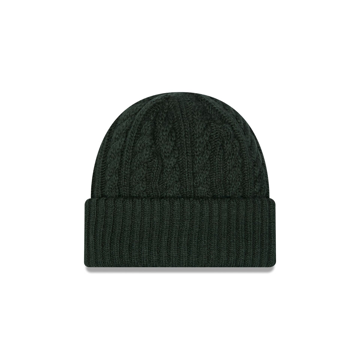New Era Cap Woolen Emerald Cable Knit Beanie Hat