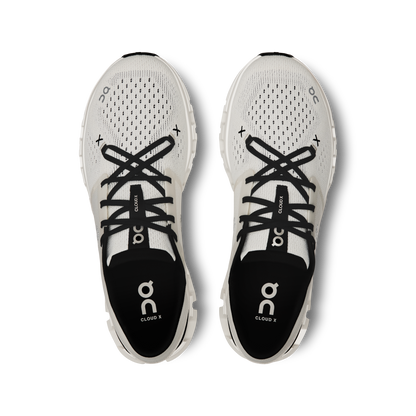 On Running Men's Cloud X 4 Shoes - Ivory / Black