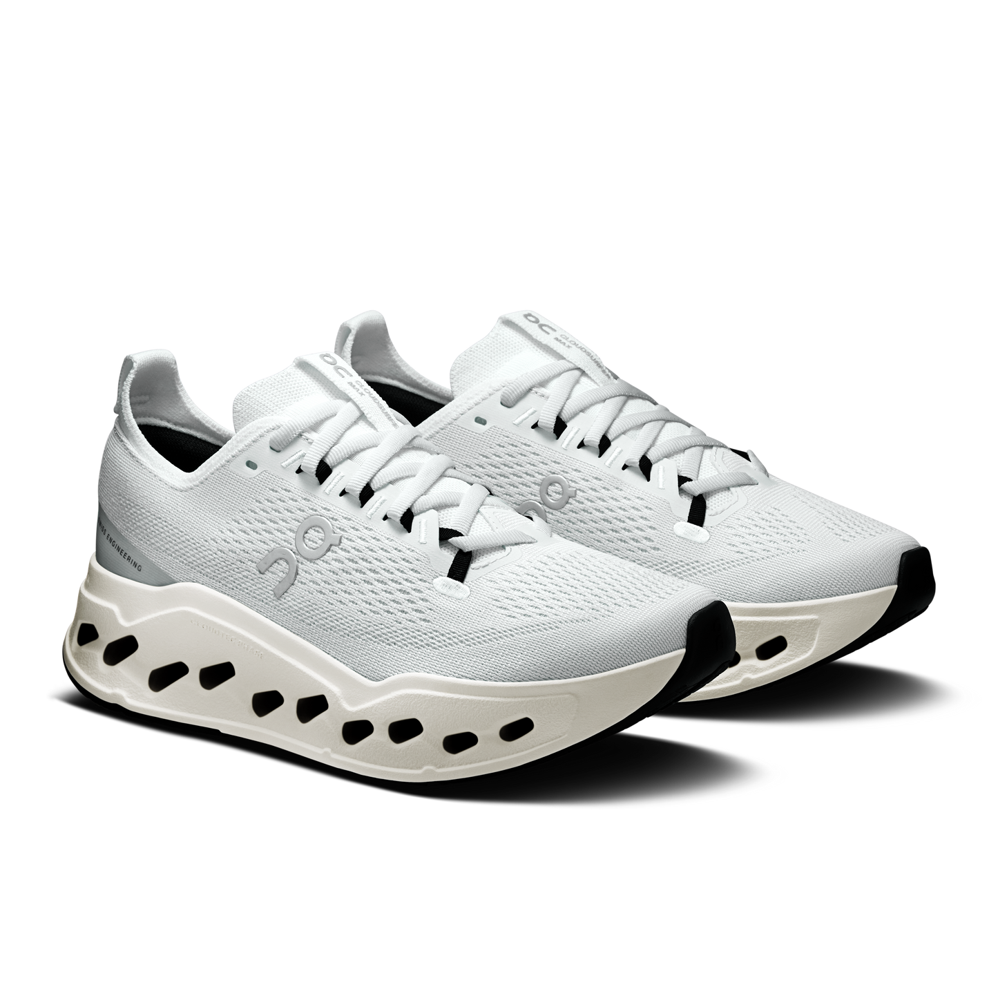 On Running Women's Cloudsurfer Max Shoes - White / White