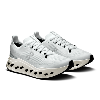 On Running Women's Cloudsurfer Max Shoes - White / White