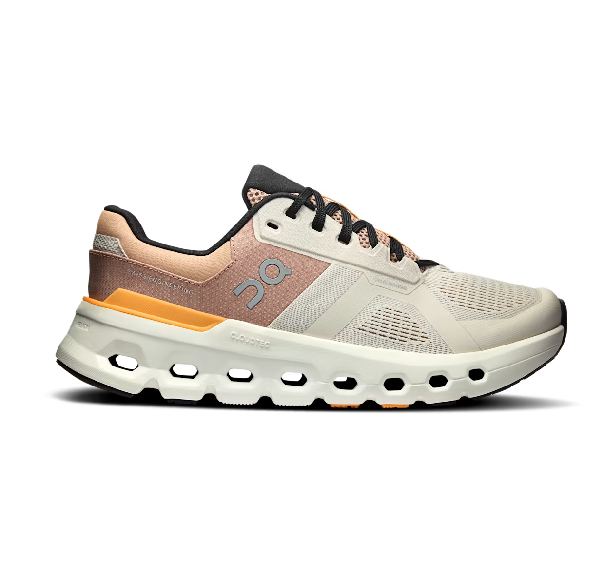 On Running Women's Cloudrunner 2 Shoes - Pearl / Tangerine