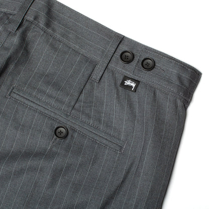 Striped Volume Pleated Trouser