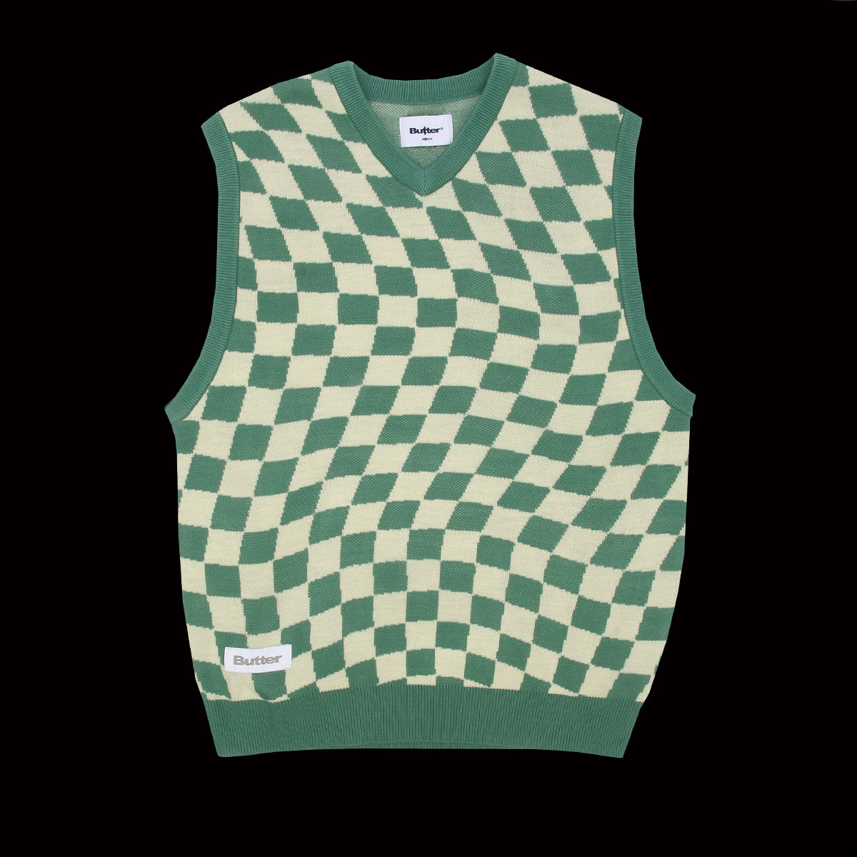Checker Knit Vest