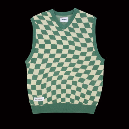 Checker Knit Vest