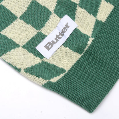 Checker Knit Vest