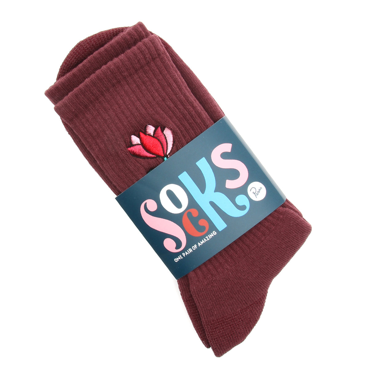 Secret Flower Crew Socks
