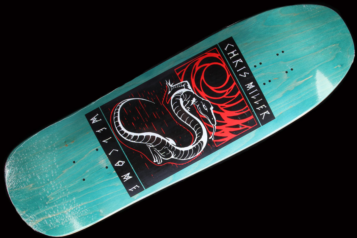 Miller Lizard on Gaia Teal Stain Deck - 9.75