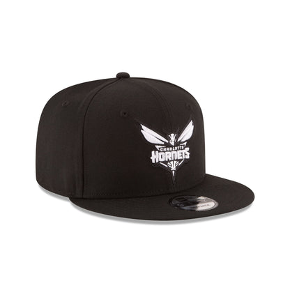 Charlotte Hornets Basic Black 9FIFTY Snapback Hat