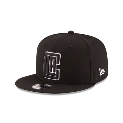 Los Angeles Clippers Basic Black 9FIFTY Snapback Hat