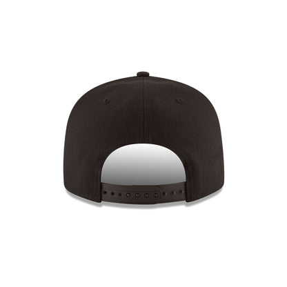 New York Knicks Basic Black & White 9FIFTY Snapback Hat