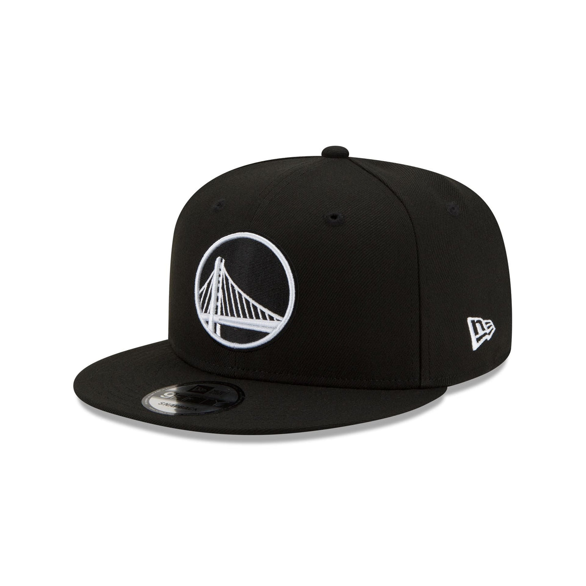 Golden State Warriors Basic Black & White 9FIFTY Snapback Hat