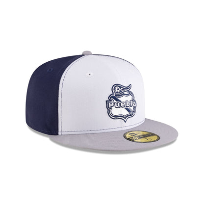 Club Puebla FC White 59FIFTY Fitted Hat