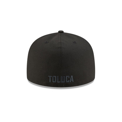 Deportivo Toluca FC Black 59FIFTY Fitted Hat